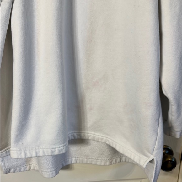 Vintage Umbro White and Black Quarter Zip Sweatshirt Nylon Collar Purple Logos - Picture 7 of 8